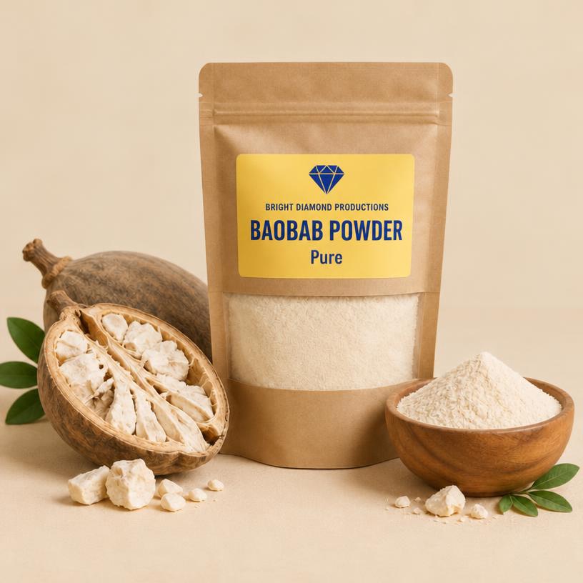 Baobab Powder in kraft pouch